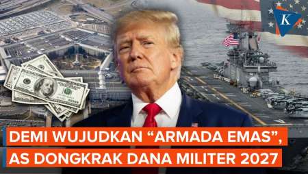 Kejar Ambisi “Armada Emas”, AS Patok Anggaran Militer Fantastis untuk 2027