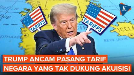 Trump Ancam Pasang Tarif Bagi Negara Yang Tak Dukung Kebijakannya Soal Greenland