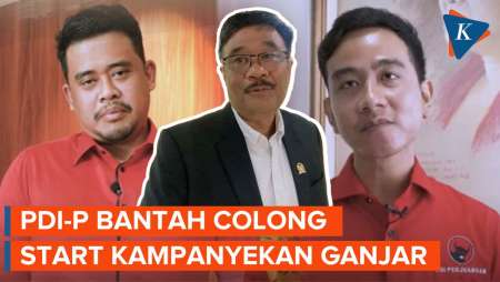 PDI-P Bantah Gibran dan Bobby Curi Start Kampanyekan Ganjar