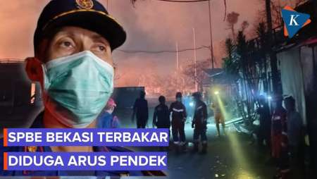 Kebakaran SPBE Bekasi Diduga Dipicu Korsleting Dan Ledakan Gas