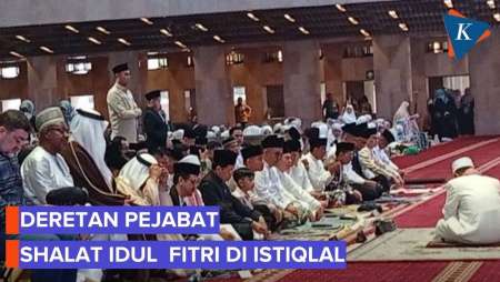Pejabat Dan Menteri Kabinet Prabowo Shalat Idul Fitri Di Masjid Istiqlal