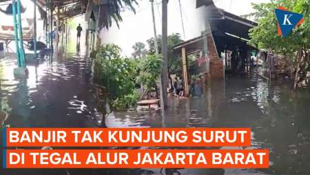 Situasi Banjir Di RW 03 Tegal Alur Jakarta Barat, Lorong Rusun Jadi “Kamar” Pengungsi