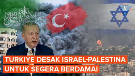 Erdogan: Turkiye Siap Ambil Peran Redakan Konflik Israel-Palestina