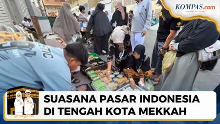Suasana Pasar Indonesia di Tengah Kota Mekkah, Diserbu Jemaah Haji