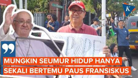 Cerita Warga Rela Datang Pagi ke Kedubes Vatikan demi Dapat Berkat dari Paus Fransiskus