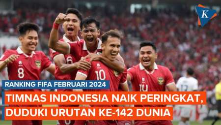 Peringkat Timnas Indonesia di FIFA Naik, Terbaik dalam 13 Tahun Terakhir