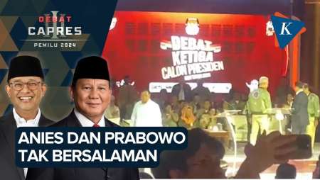 Anies dan Prabowo Akhiri Debat Tanpa Salaman