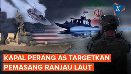 Trump Perintahkan Kapal Perang AS Tembak Pemasang Ranjau Laut Di Selat Hormuz