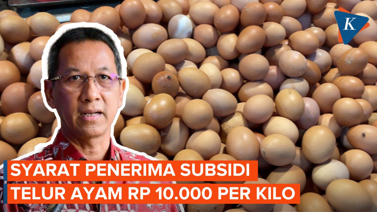 Pemprov DKI Subsidi Harga Telur Ayam Jadi Rp 10.000 Per Kilogram, Ini Syarat Penerimanya