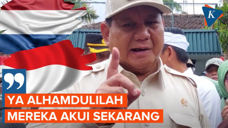 Prabowo Minta Belanda Tak Hanya Akui Kemerdekaan Indonesia