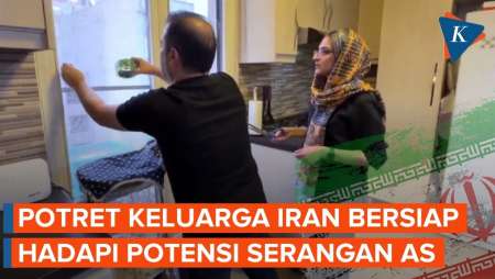 [FULL] Hadapi Potensi Serangan AS, Pasutri Iran Mengisolasi Kaca hingga Simpan Air Minum