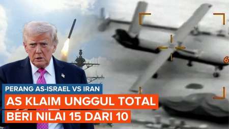 Trump Beri Nilai 15 Dari 10 Untuk Perang Iran, Klaim AS Unggul Total