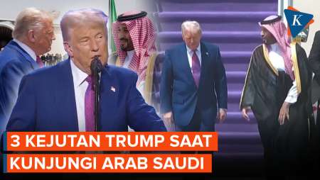 Trump Beri Kejutan Saat Kunjungan ke Arab Saudi