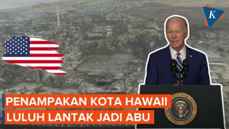 Penampakan Kota Hawaii, Luluh Lantak Pasca Kebakaran Hebat