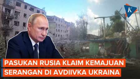 Serangan ke Ukraina Menguat, Putin Klaim Rusia Kuasai di Avdiivka