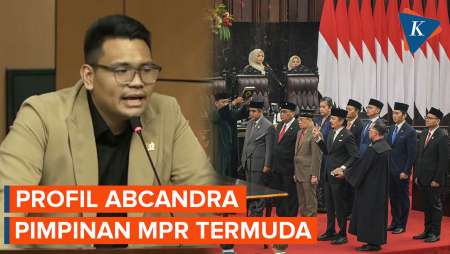 Profil Abcandra Muhammad Akbar Pimpinan MPR Termuda, Anak Menkumham Supratman