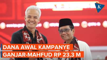 Dana Awal Kampanye Ganjar-Mahfud Rp 23,3 Miliar