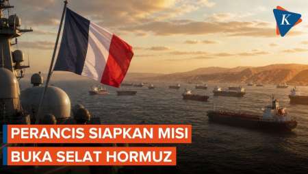 Perancis Siapkan Misi Internasional Hentikan Blokade Selat Hormuz