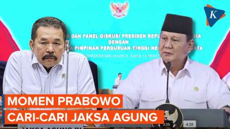 Momen Presiden Prabowo Cari Jaksa Agung 