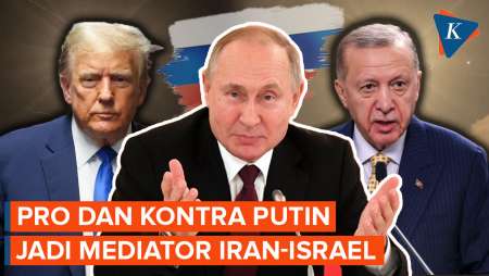 Isu Putin Jadi Mediator Iran-Israel: Uni Eropa Menolak, Erdogan dan Trump Tak Masalah