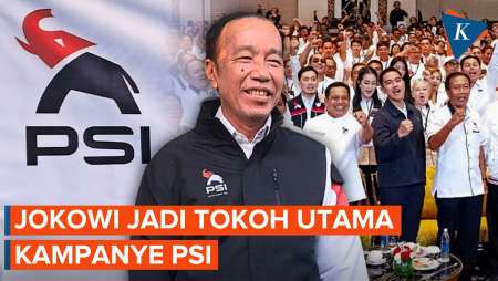 Jokowi Ditetapkan PSI Jadi Tokoh Utama Kampanye