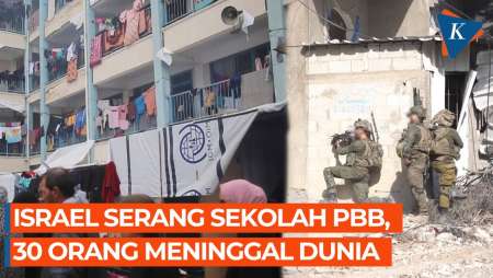 Israel Serang Sekolah PBB, 30 Pengungsi Tewas