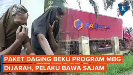 Truk Angkut Ratusan Daging Beku Program Makan Bergizi Gratis Dijarah