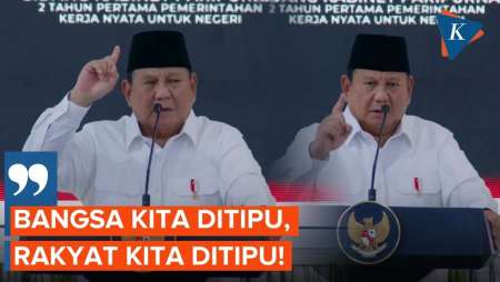 Prabowo Dalam Sidang Paripurna 2 Tahun Pemerintahan: Bangsa Kita Ditipu, Rakyat Kita Ditipu!