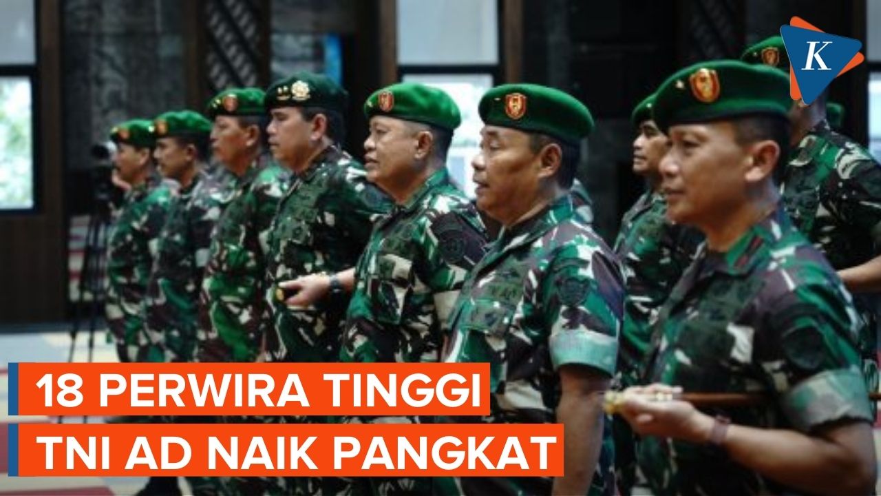Rincian Daftar Nama Perwira Tinggi TNI AD Naik Pangkat