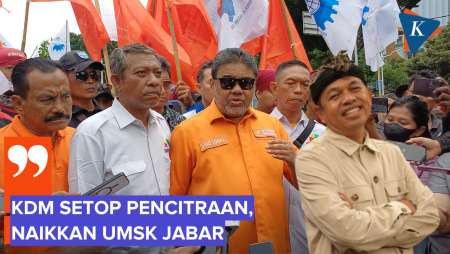 Demo, Buruh Minta Dedi Mulyadi Setop Pencitraan Dan Naikkan UMSK Jabar