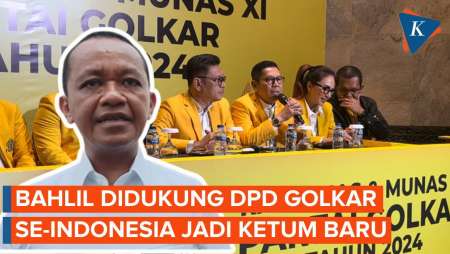 Bahlil Didukung DPD Golkar Se-Indonesia Jadi Ketua Umum Baru