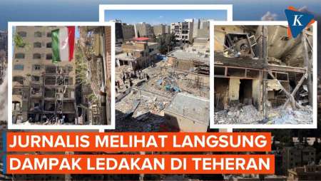 Jurnalis Saksikan Langsung Jejak Serangan Mematikan Di Teheran