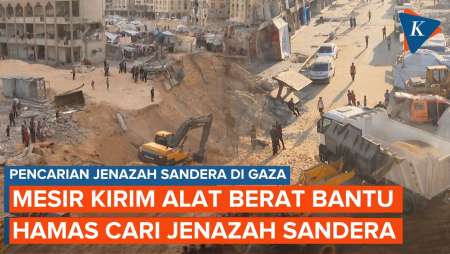 Mesir Kerahkan Ekskavator Dan Buldoser Bantu Hamas Cari Jenazah Sandera Di Gaza