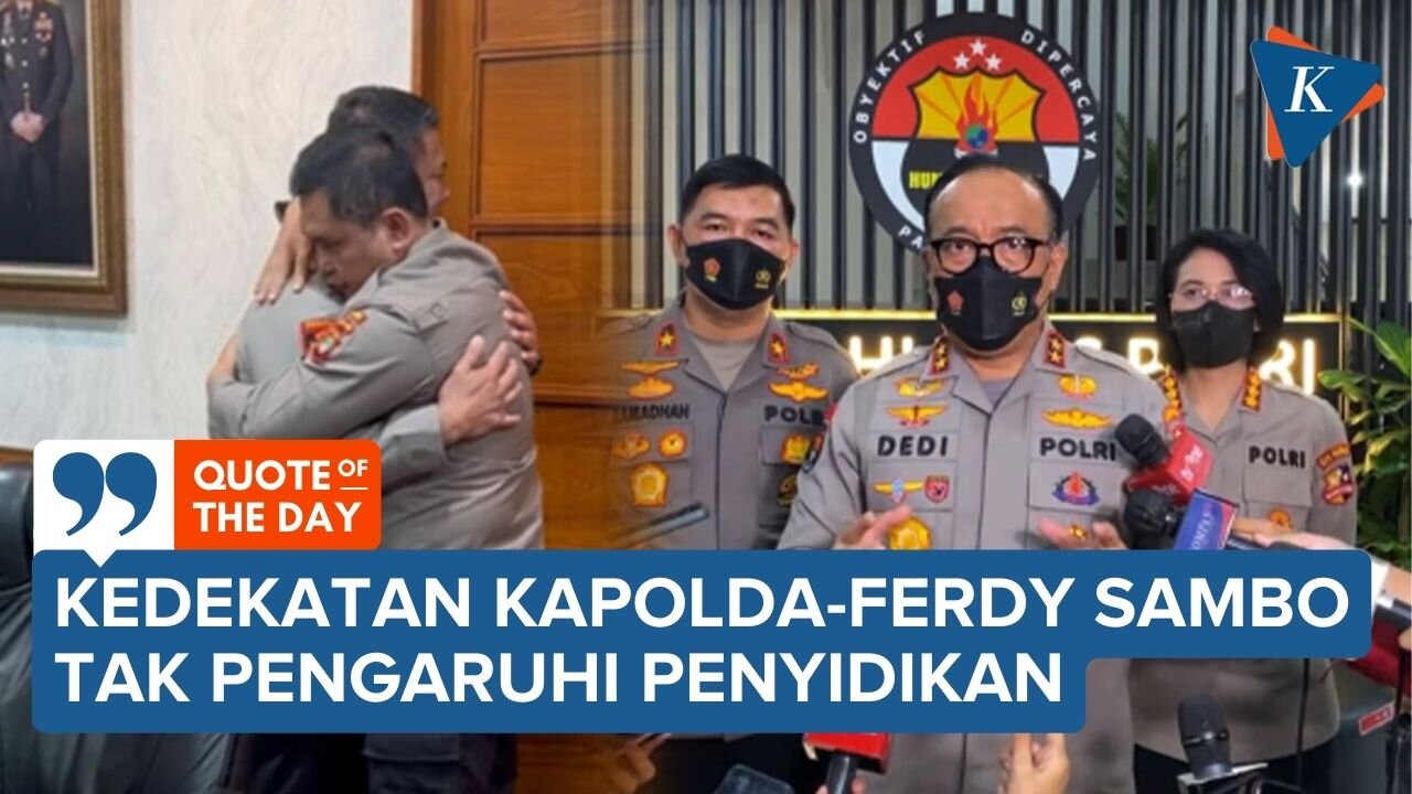 Kasus Brigadir J Ditangani Polda Kapolda Metro Jaya dan Irjen Ferdy Sambo