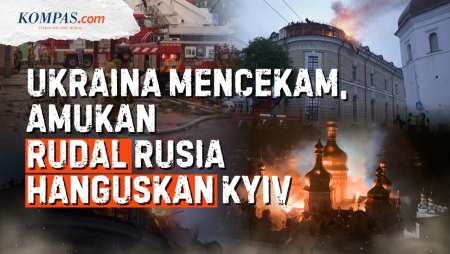Potret Serangan Mematikan Rusia Hantam Kyiv Ukraina