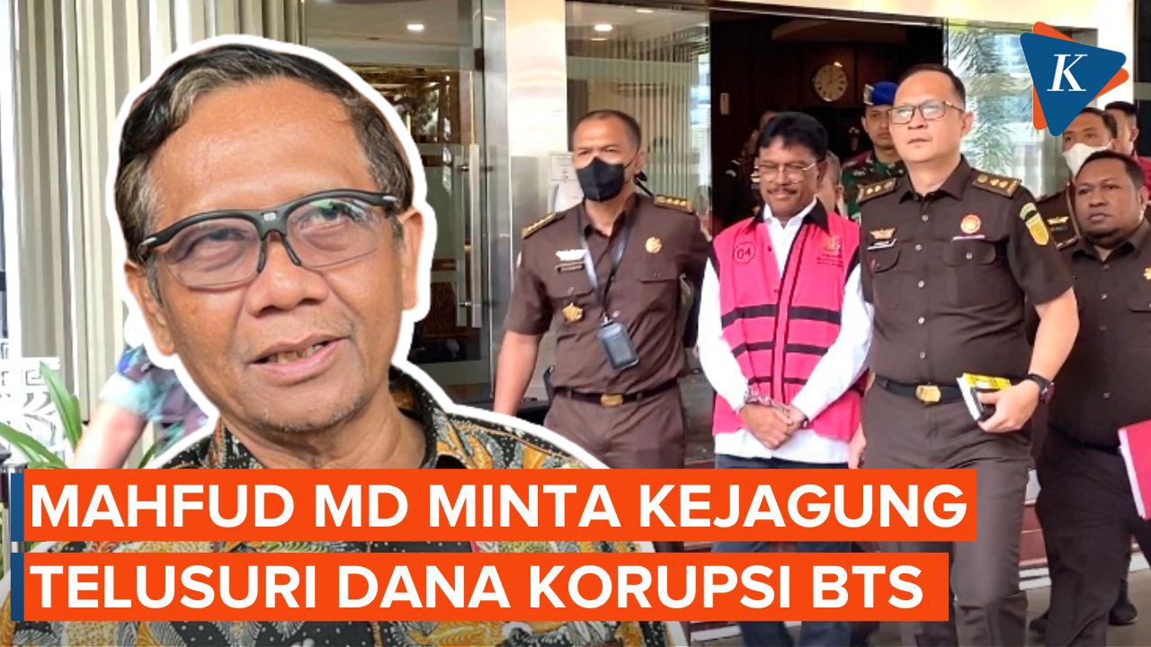 Respons Mahfud MD soal Isu Aliran Dana Korupsi BTS 4G Kominfo ke 3 Partai Besar