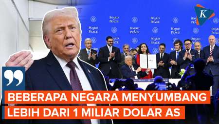 Trump: Ada Negara Sumbang 1 Miliar Dolar AS Lebih Untuk Dewan Perdamaian