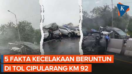 5 Fakta Sementara Kecelakaan Beruntun di Tol Cipularang Km 92