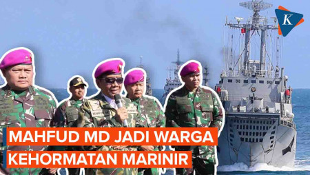 Mahfud MD Ditetapkan sebagai Warga Kehormatan Korps Marinir