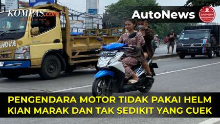 Fenomena Pengendara Motor Tidak Pakai Helm Kian Marak, Banyak yang Cuek