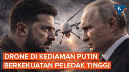 Serangan Drone Di Kediaman Putin Berkekuatan Peledak Tinggi