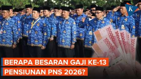 Gaji Ke-13 Pensiunan PNS Cair Juni 2026, Segini Besarnya