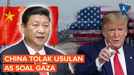 China Bersikap Tegas! Tolak Usulan Amerika Relokasi Warga Gaza