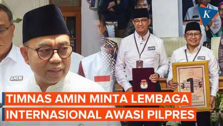 Timnas Amin Minta Lembaga Internasional Awasi Pilpres 2024