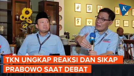 [FULL] Keterangan TKN soal Reaksi dan Sikap Prabowo Saat Debat Perdana