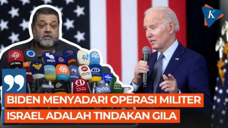 Hamas: Kini Biden Sadar Operasi Militer Israel adalah Tindakan Gila