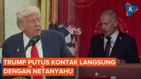 Merasa Dimanipulasi, Trump Dilaporkan Hentikan Kontak Langsung dengan Netanyahu