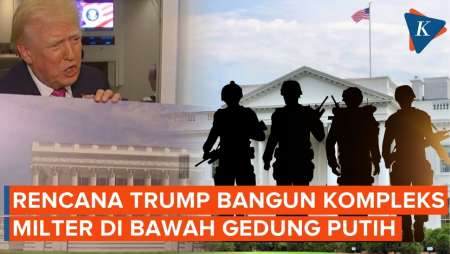 Trump Berencana Bangun Kompleks Militer Di Bawah Gedung Putih