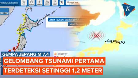 Gempa M 7,4 Landa Jepang, Ada Peringatan Tsunami