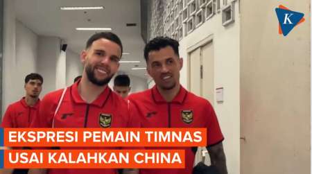 Senyum Semringah Pemain Timnas Indonesia